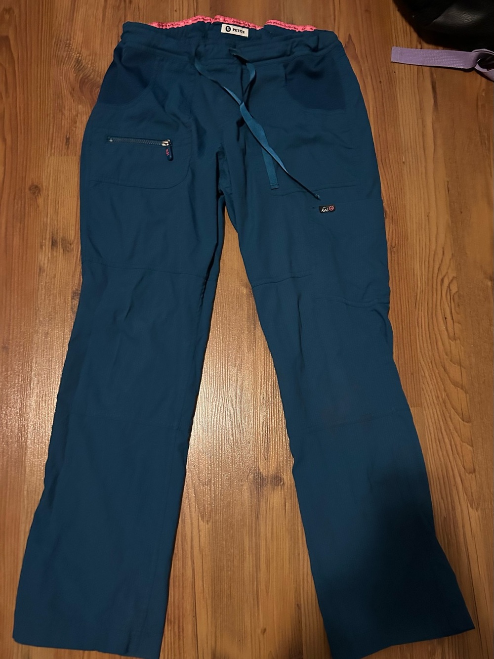 Koi Lite Teal Drawstring Scrub Pants